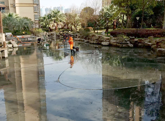 彭州景观池淤泥清理